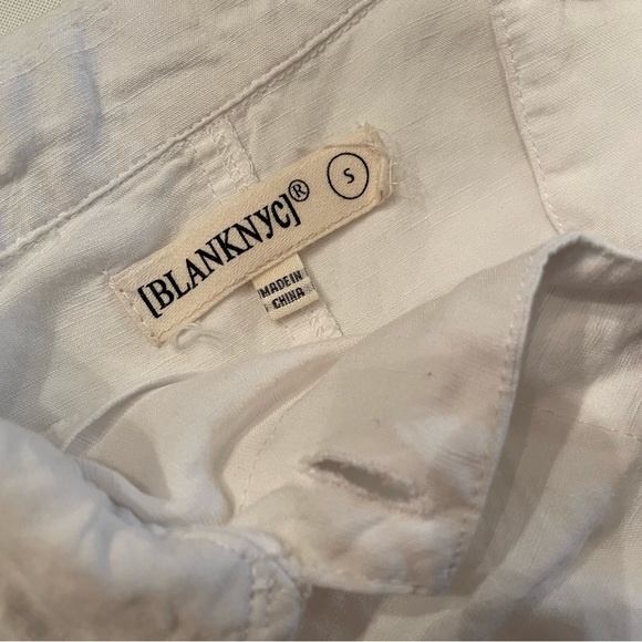 Blank nyc linen blend shorts cover up set - Picture 4 of 9